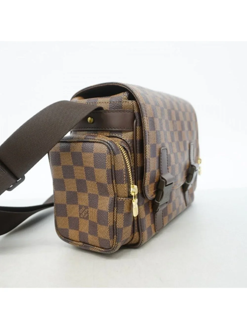 Louis Vuitton Shoulder Bag Damier Reporter Melville Ebene